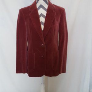 Vintage Anthony's Velvet Light Burgundy Jacket